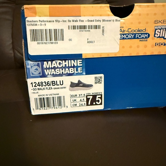 Skechers Womens Go Walk Flex Hands Free Slip-ins-Grand Entry Sneaker NIB 7.5 - Picture 6 of 6